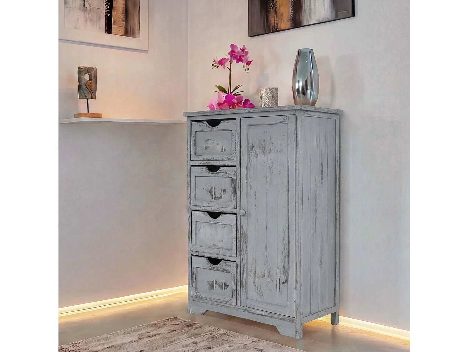 Commode MCW-D12,  gris