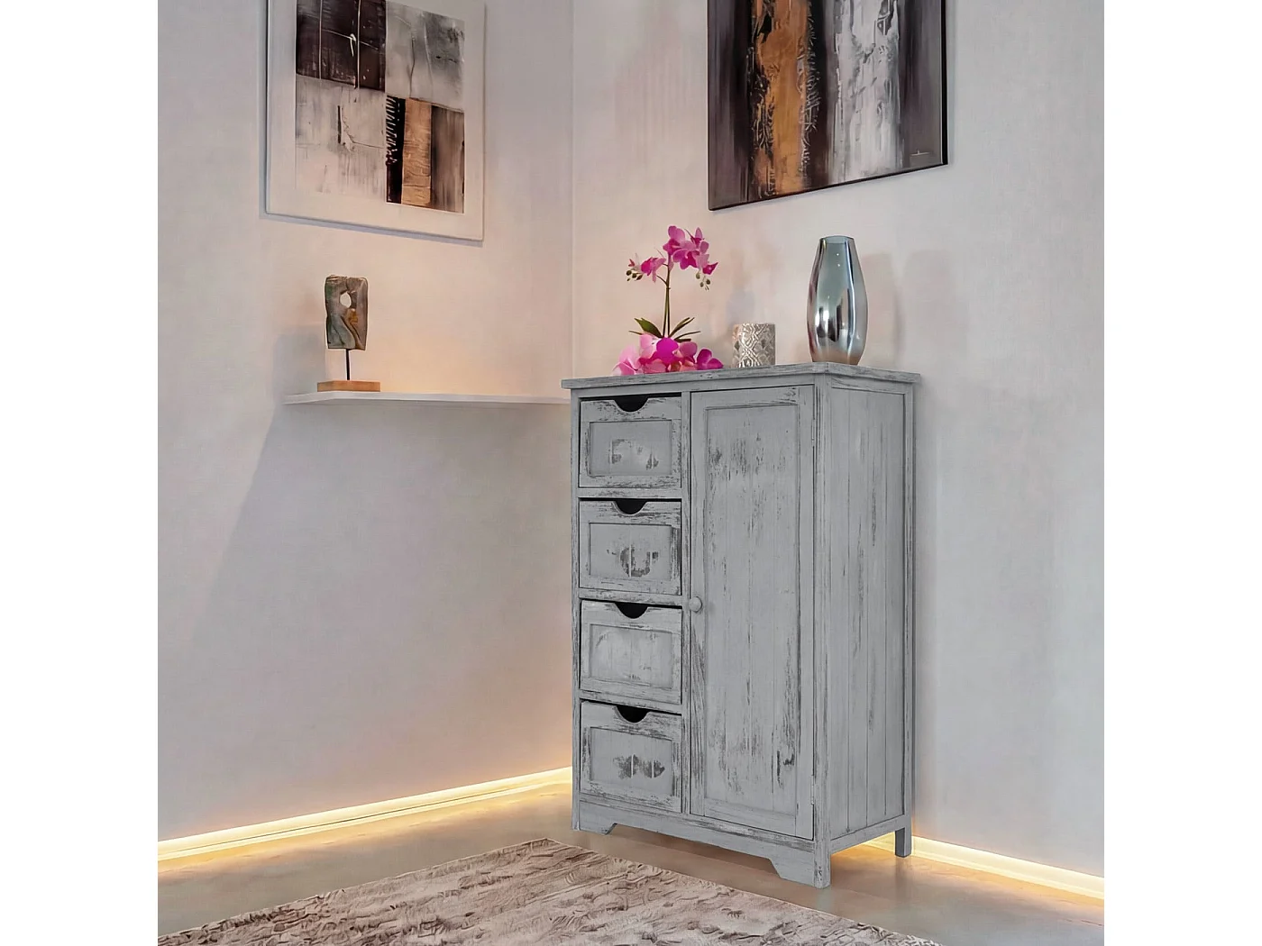 Commode MCW-D12,  gris