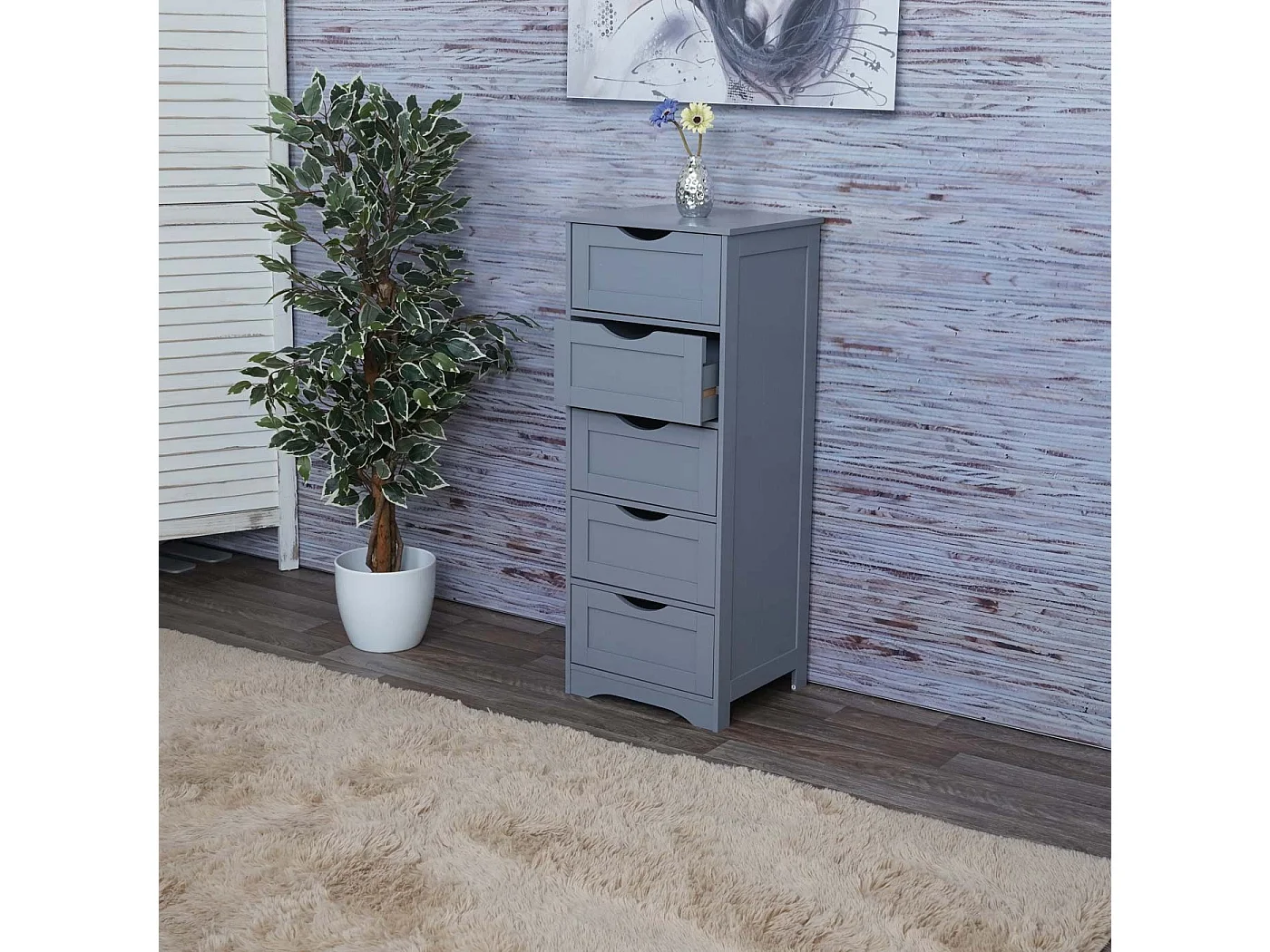 Commode MCW-B65,  gris