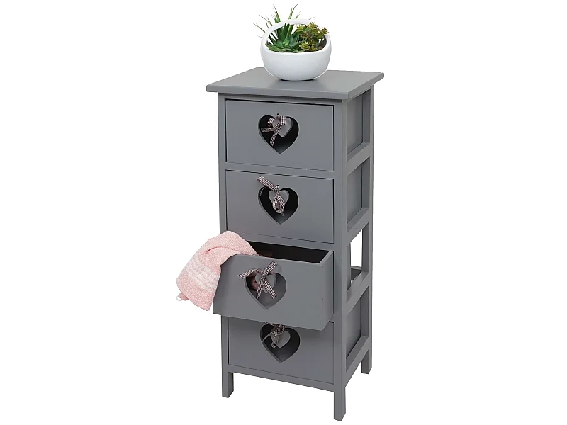 Sues ladekast,  grijsblauw