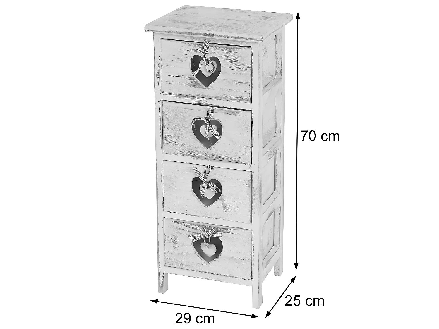 Commode Sues,  gris-bleu