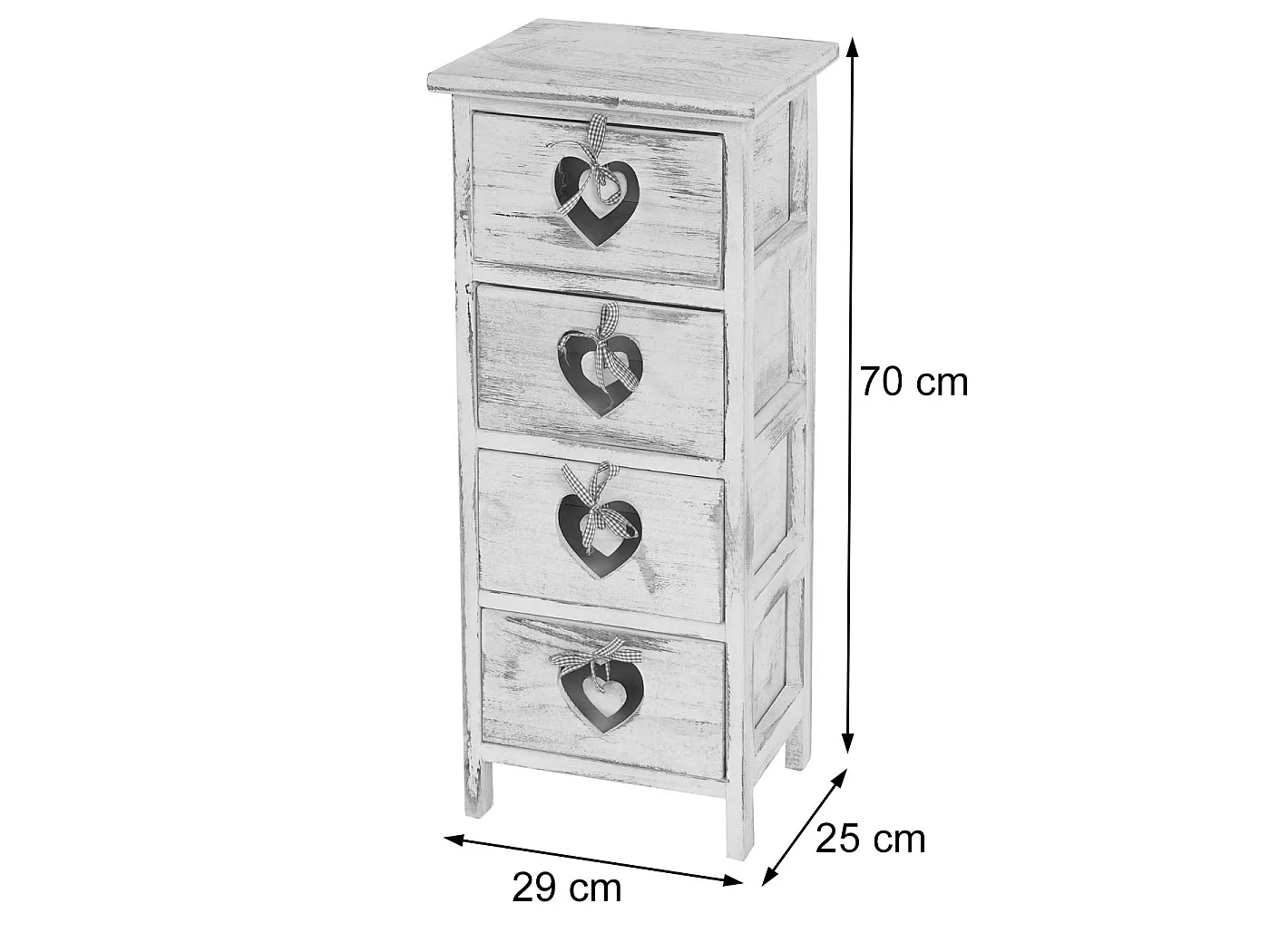 Commode Sues,  grijsblauw