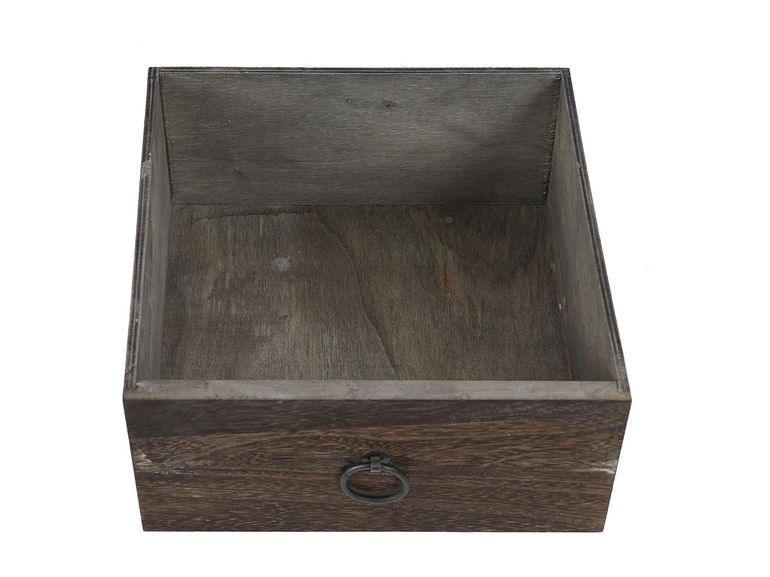 Commode Ambato 4 tiroirs look shabby,  marron