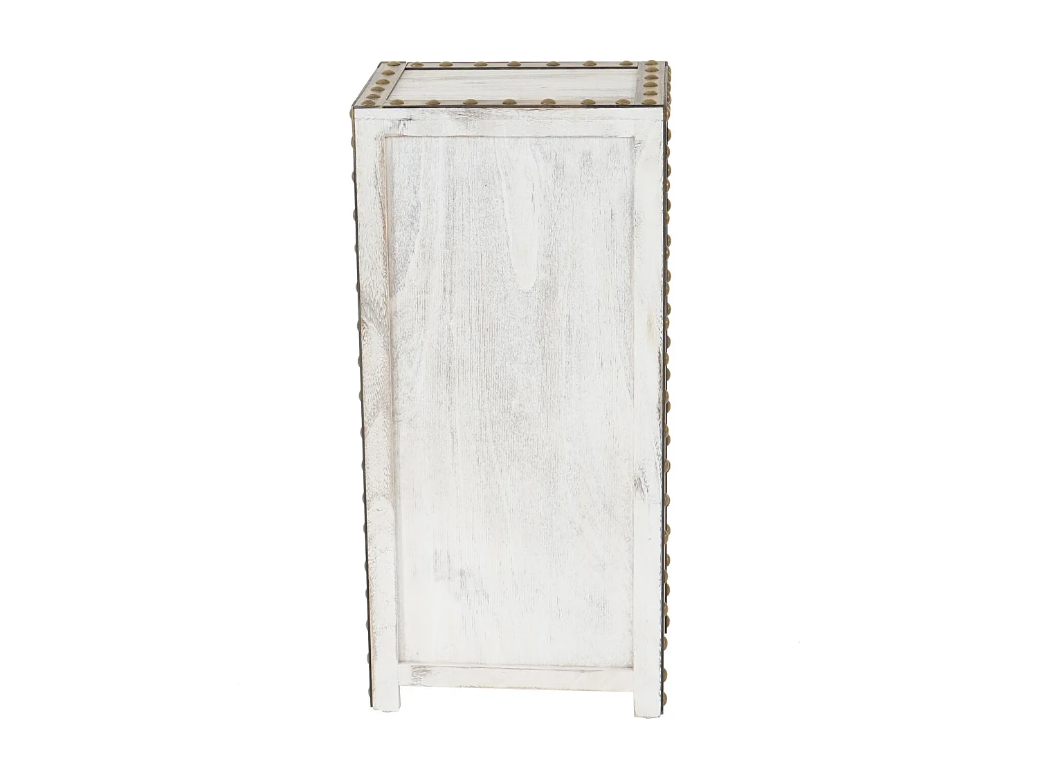 Kommode Ambato 4 Schubladen Shabby-Look, Weiß