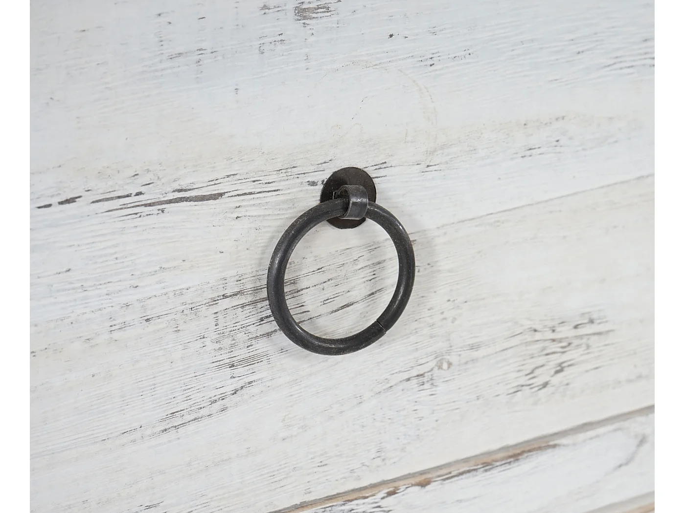 Kommode Ambato 4 Schubladen Shabby-Look, Weiß