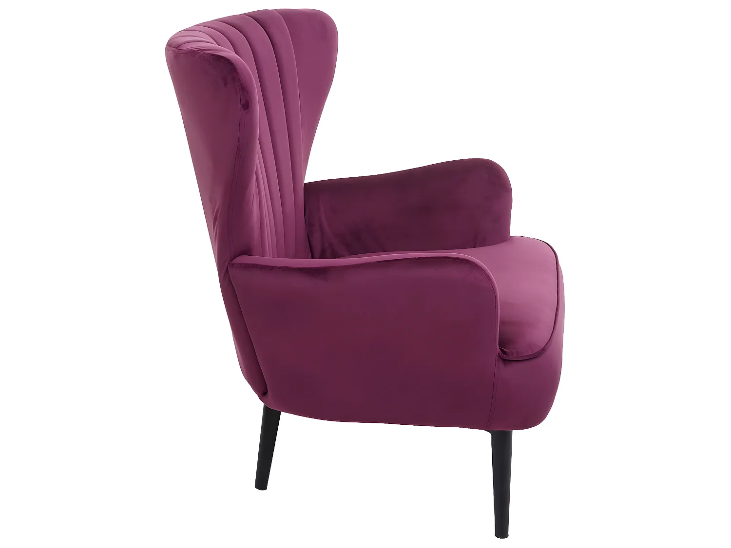 Fauteuil de salon MCW-K37,  bordeaux