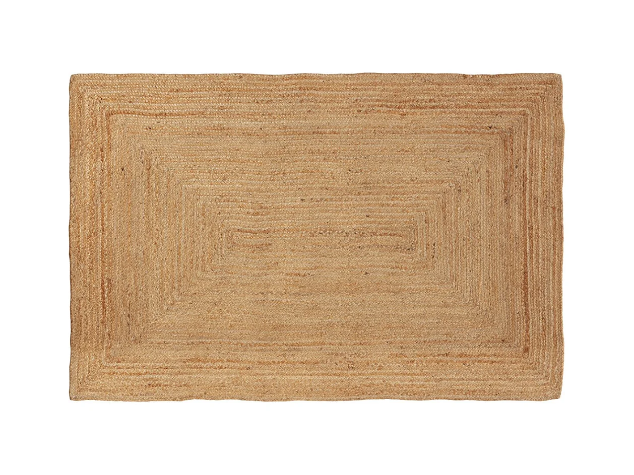 Tapis rectangulaire en jute naturel 180x120 cm - Marley