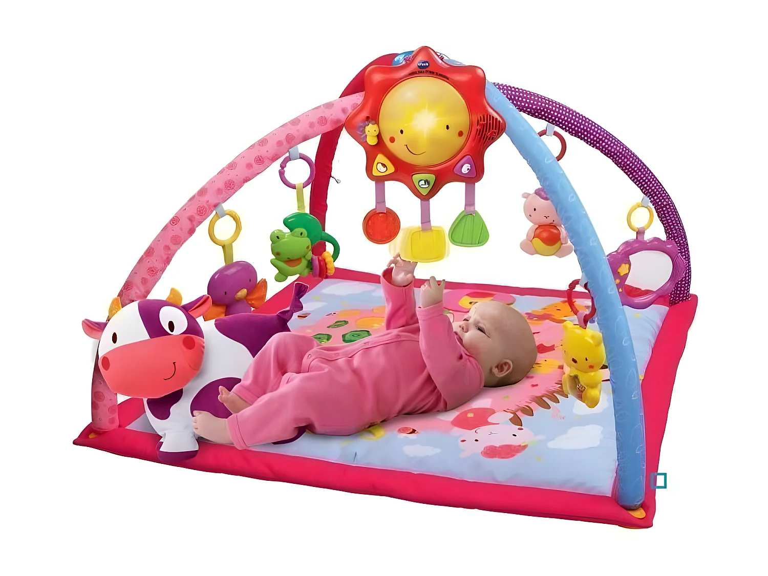 VTECH BABY - Lumi tapis des Ptits copains rose