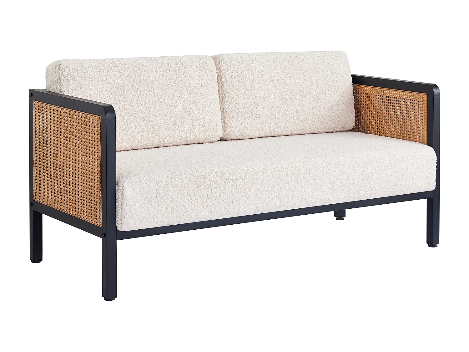 Nordlys - Canape 2/3 Places en Metal Cannage