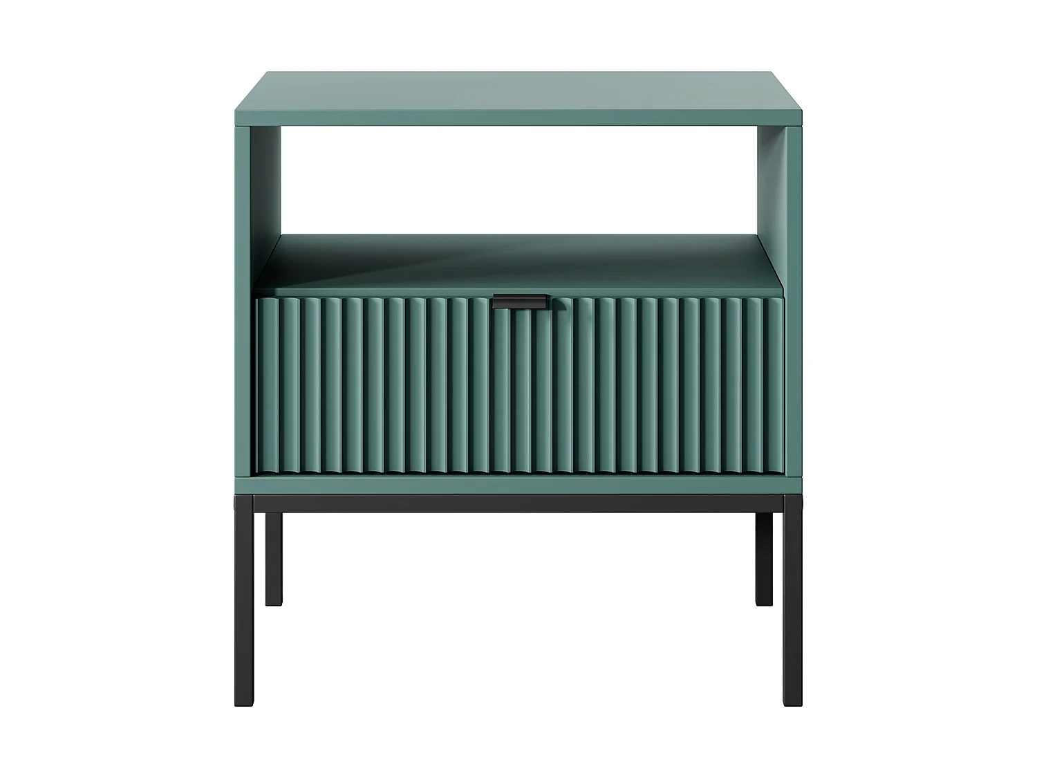 Sæt med 2 sengeborde med 1 skuffe og 1 hylderum - Smaragdgrøn - LIOUBA af Pascal Morabito