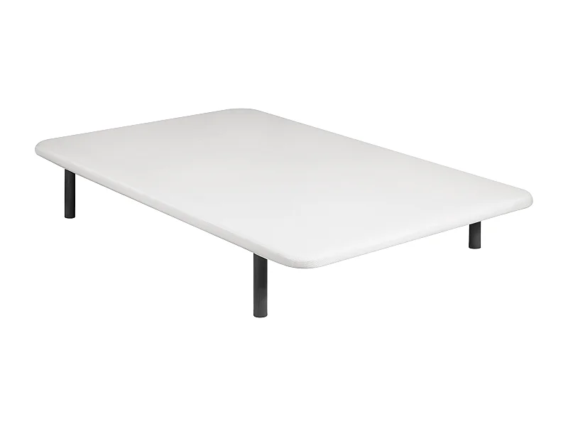 What the Sleep | Base tapizada divanlin | Modelo INDIE | 26cm | Tejido transpirable | 4 Patas | Montaje Incluido | 140x182