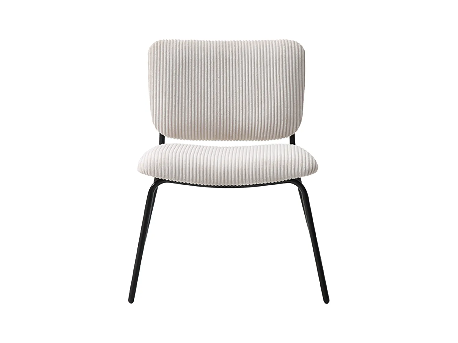 Fauteuil en velours côtelé beige LOVUNIA de Maison Céphy