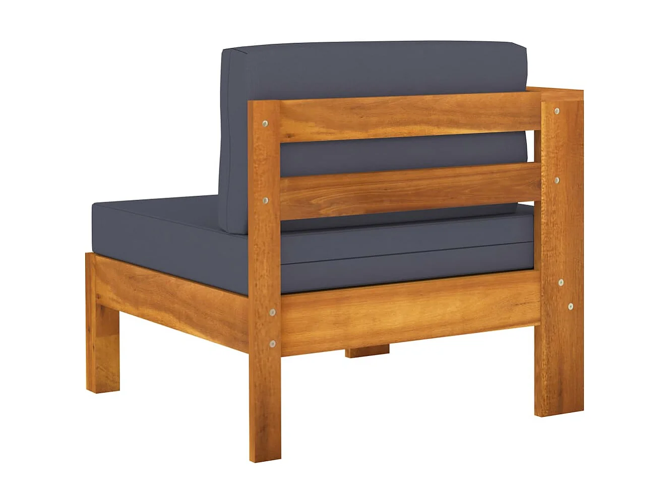 Canapé de jardin meuble grise 61 x 63 x 60 cm 02_0013233