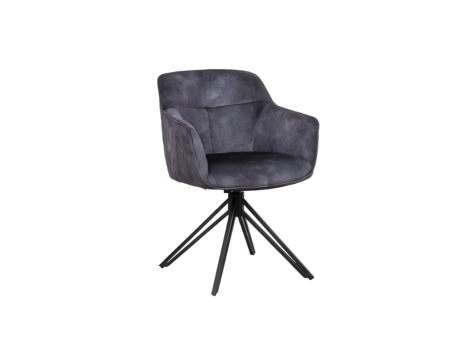 Stuhl Watson-G/Stoffbezug/Anthrazit/180 Grad Rotation