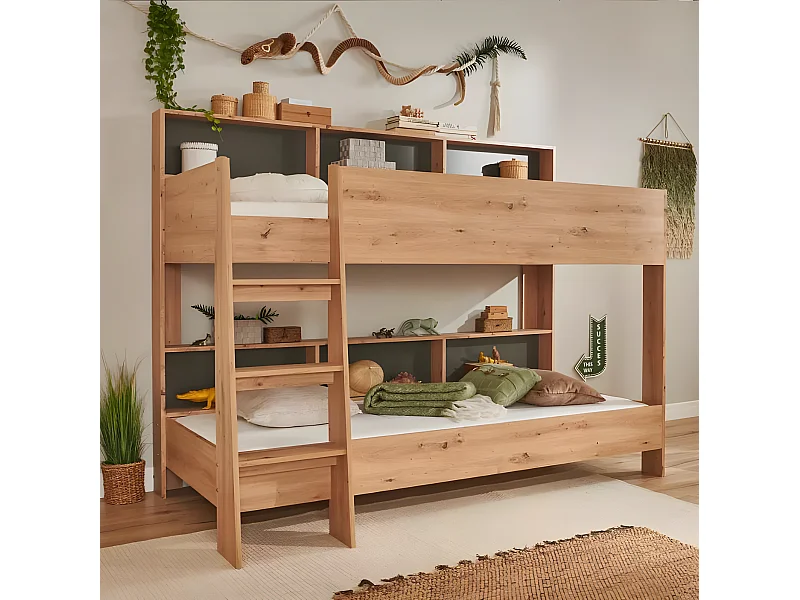 Letto Sven/2x90x200/Artisan-Marrone