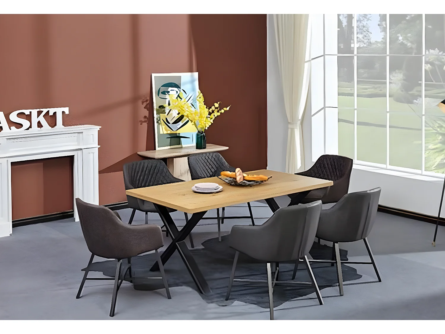 Table à manger Gery (90x160)