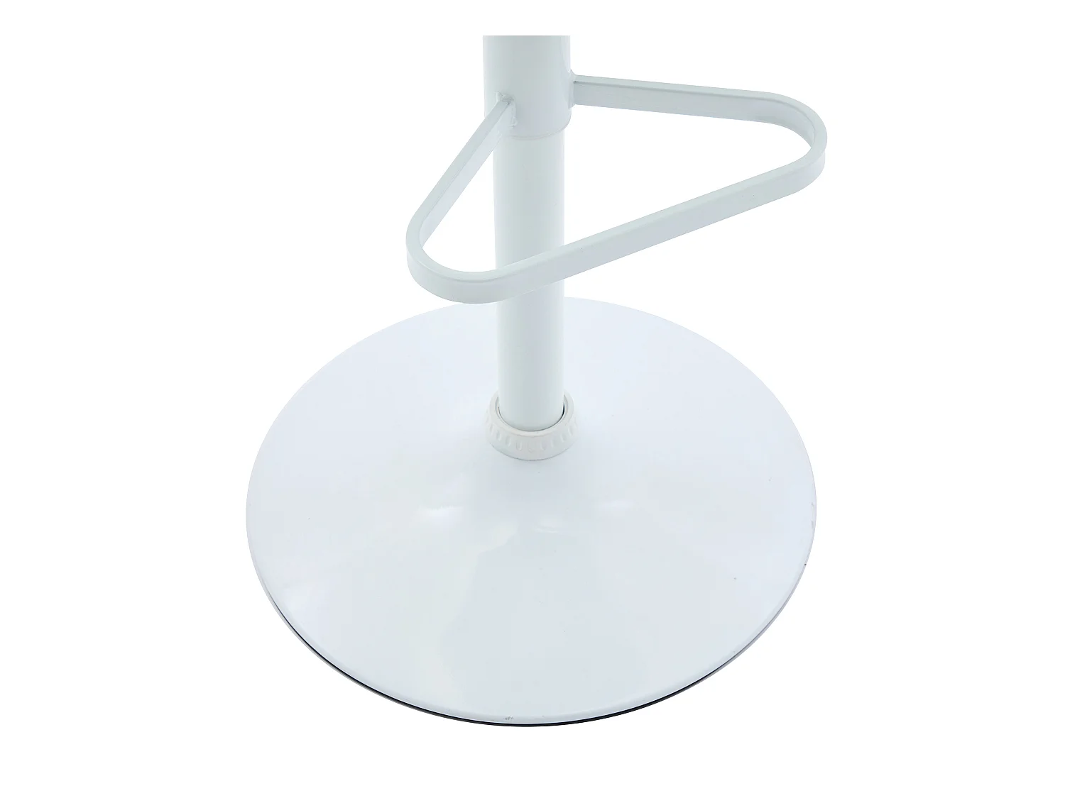 Barhocker 2er-Set - Samt & weißes Metall - Höhenverstellbar - Cremefarben - PEGA von Pascal MORABITO