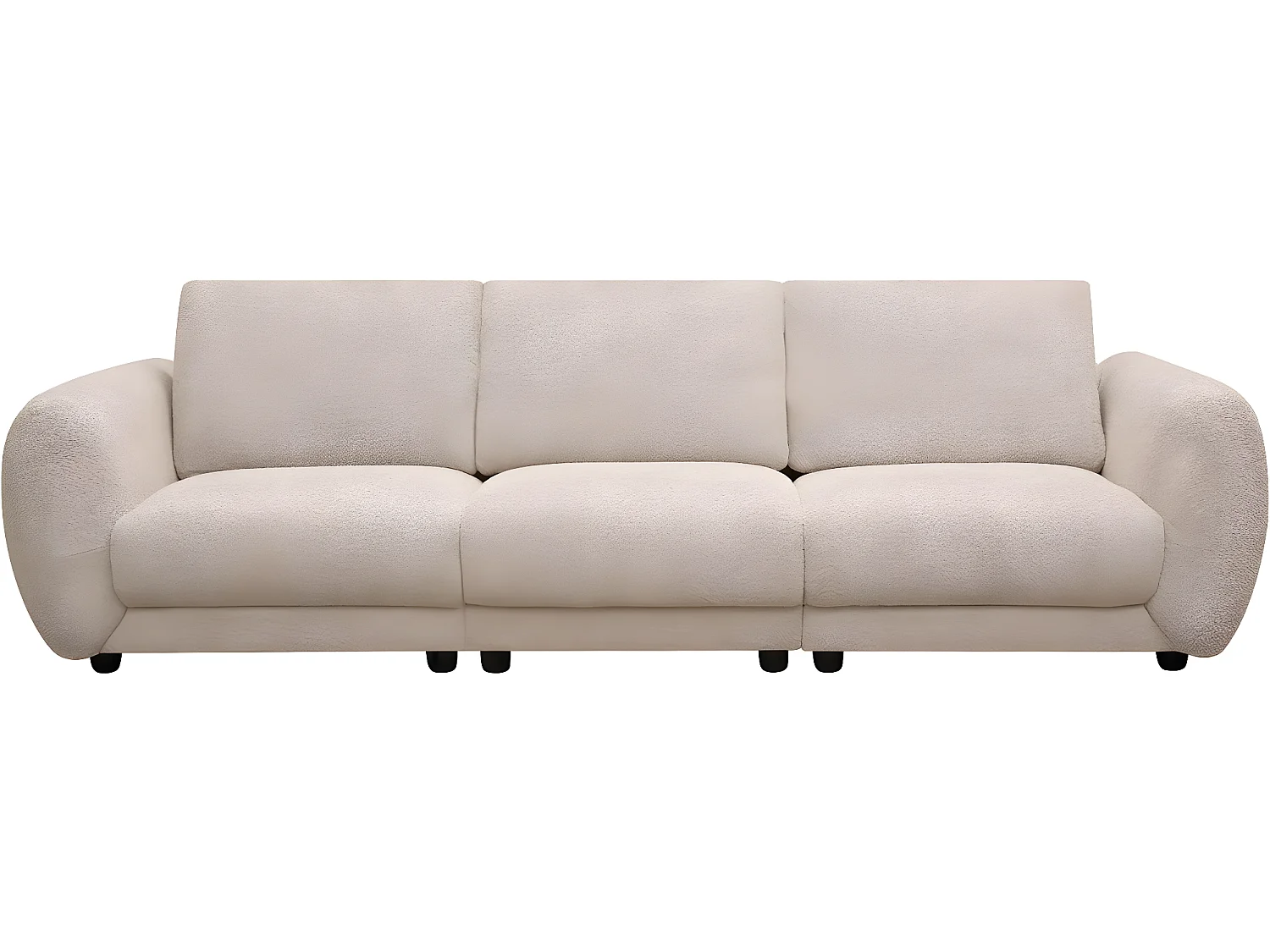 Sofá vertical "Saint Germain" - 3 plazas - Beige