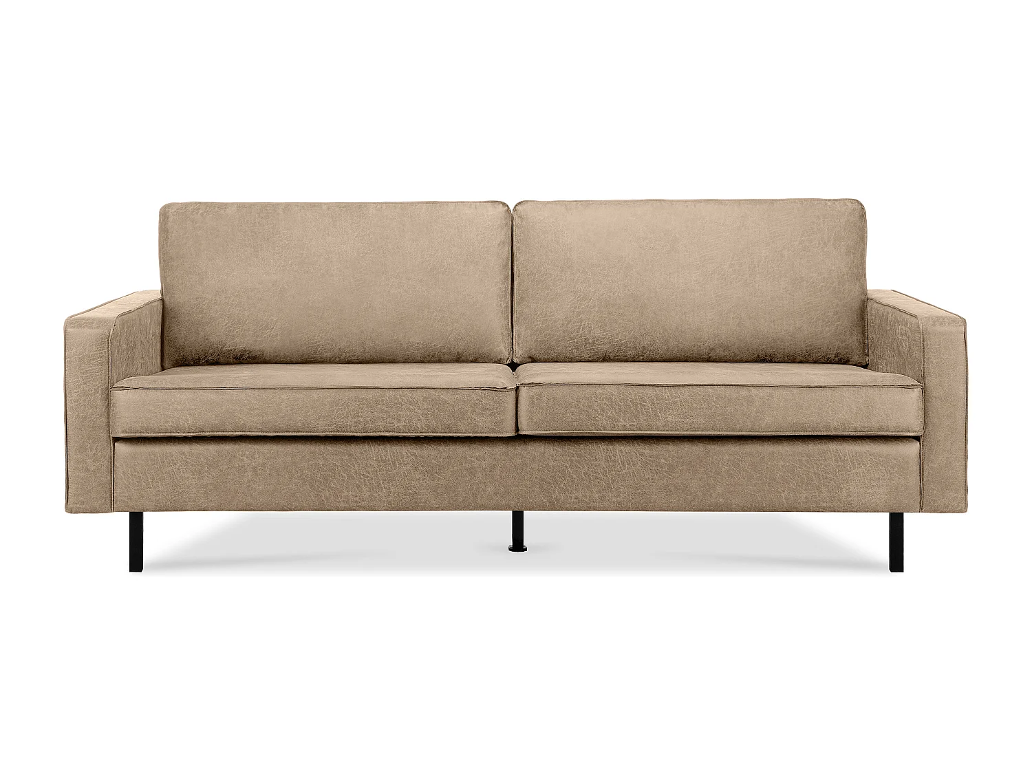Dreisitzer-Schlafsofas mit Armlehnen - beige - INVIA