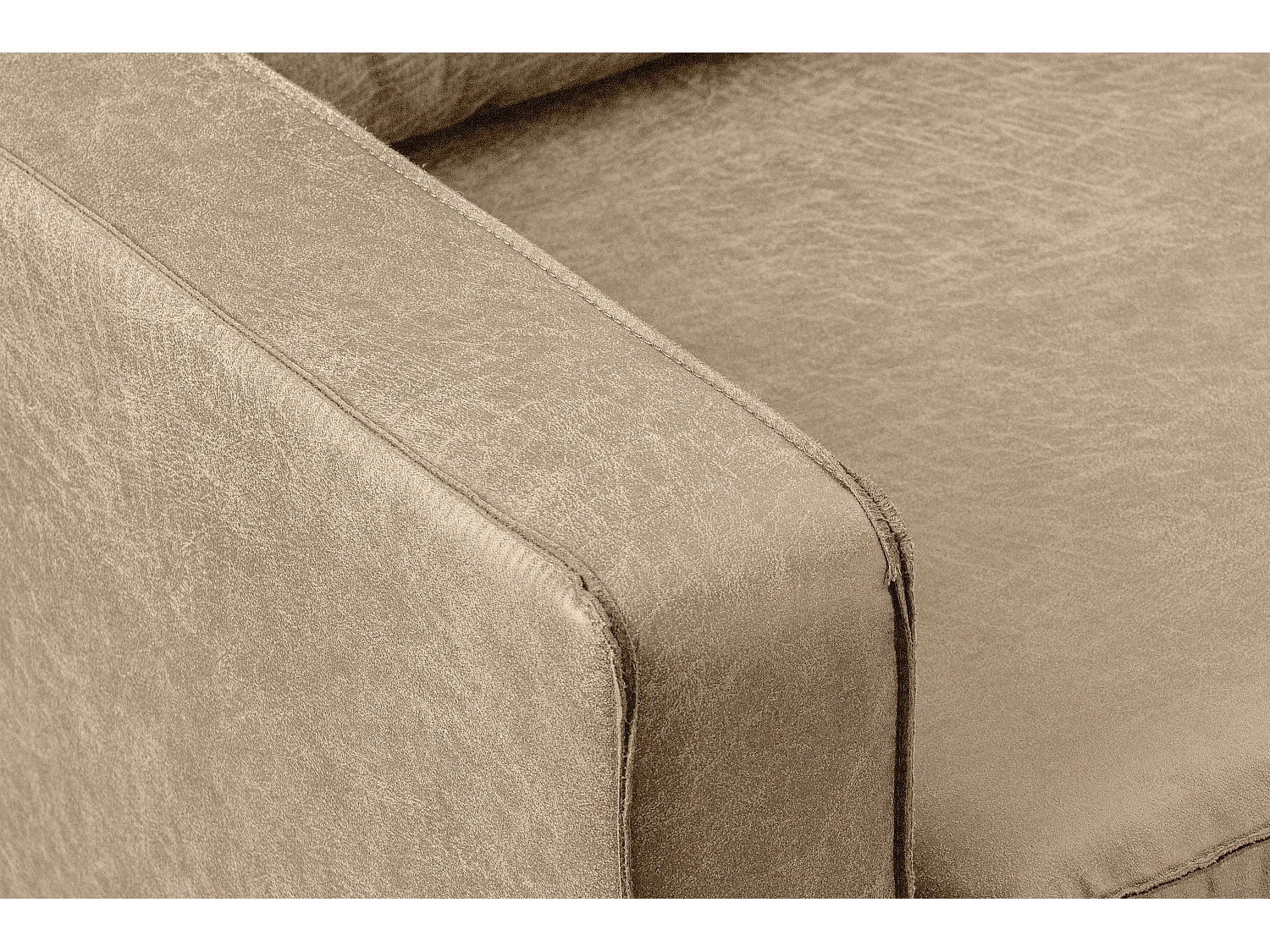 Dreisitzer-Schlafsofas mit Armlehnen - beige - INVIA