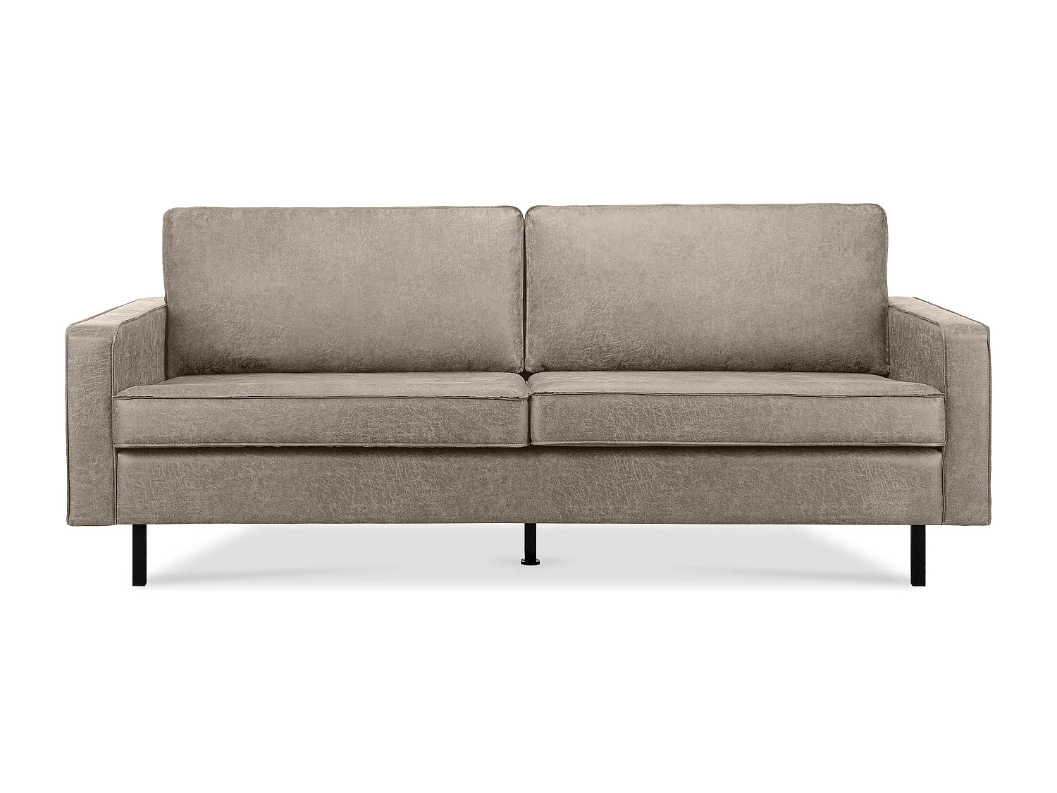 Dreisitzer-Schlafsofas mit Armlehnen - hellgrau - INVIA