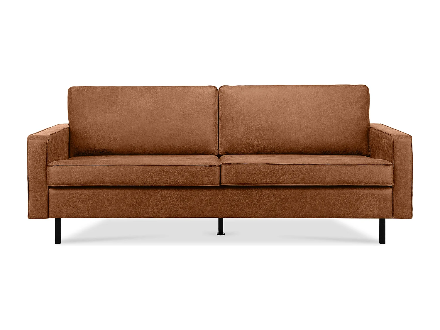 Dreisitzer-Schlafsofas mit Armlehnen - rot - INVIA