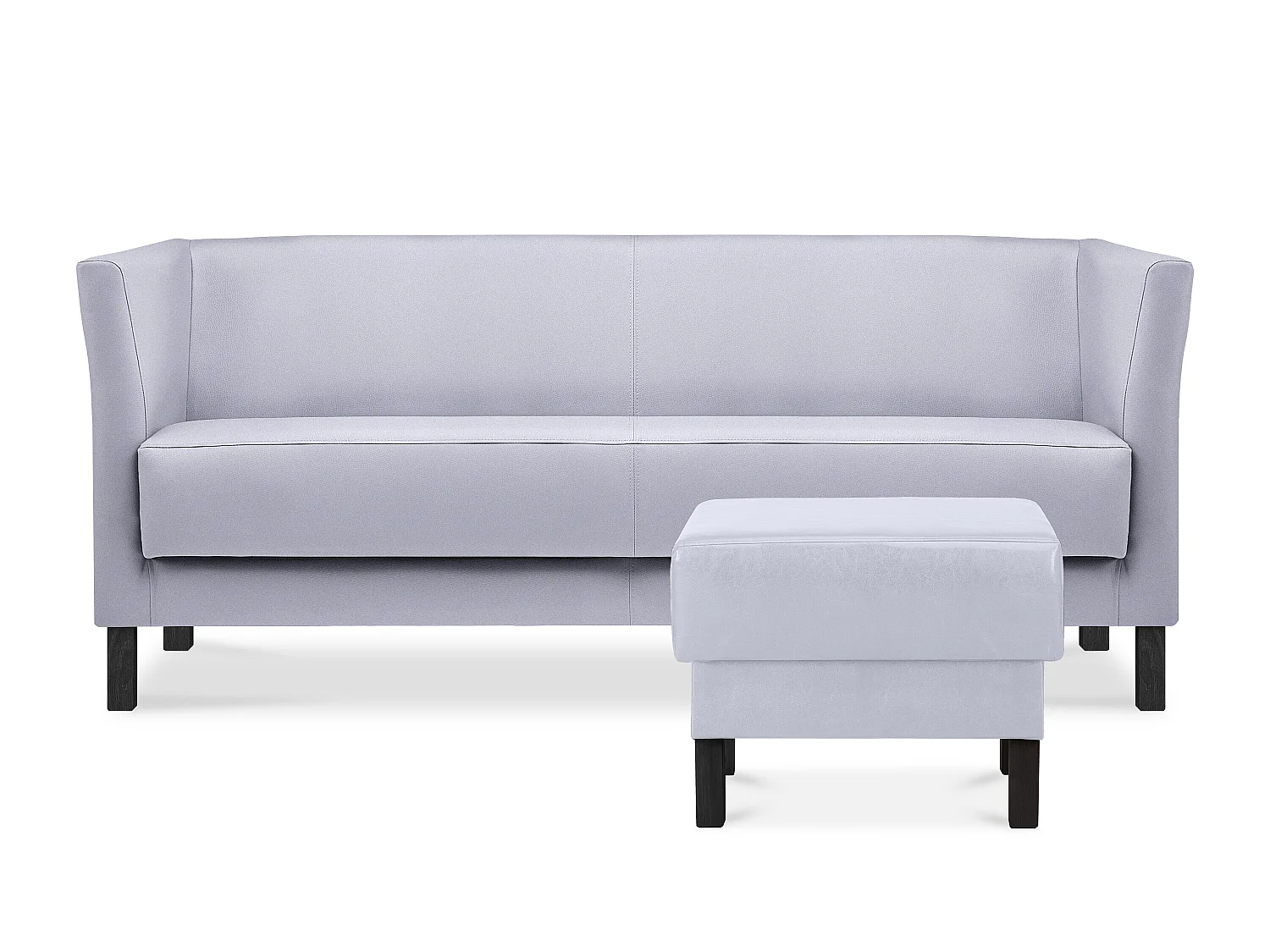 Sitzhocker auf hohen Holzbeinen - grau - ESPECTO