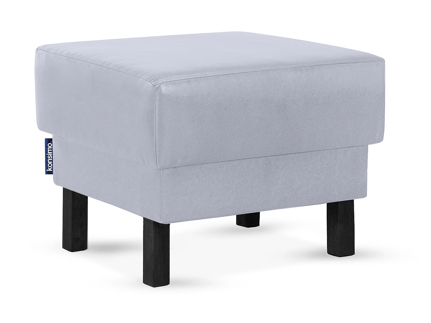 Sitzhocker auf hohen Holzbeinen - grau - ESPECTO