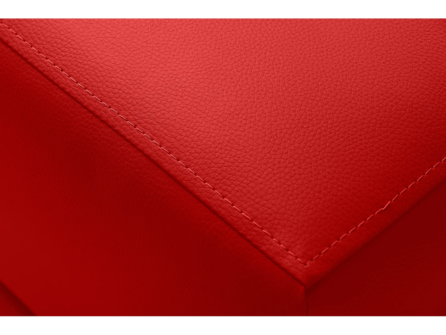 Sitzhocker auf hohen Holzbeinen - rot - ESPECTO