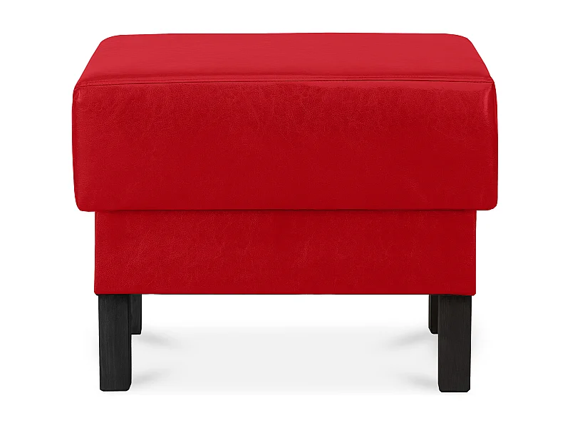 Sitzhocker auf hohen Holzbeinen - rot - ESPECTO