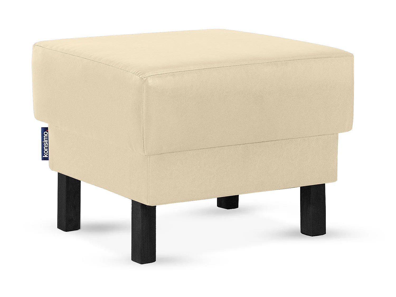 Sitzhocker auf hohen Holzbeinen - Ecru - ESPECTO