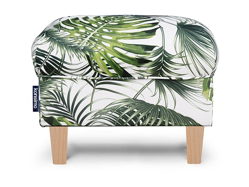 Sitzhocker zeitloses Design und pflegeleichter Stoff - Bunt - MILES