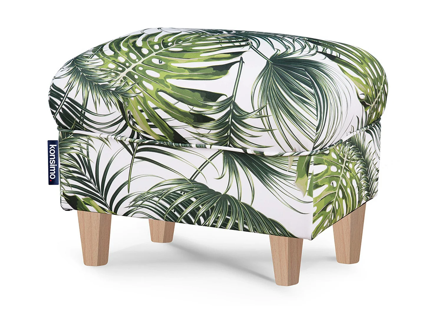 Sitzhocker zeitloses Design und pflegeleichter Stoff - Bunt - MILES