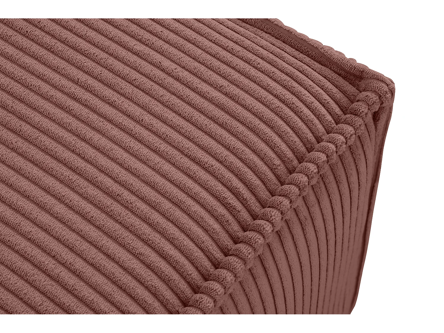 Sitzpouf gefederte Sitzfläche - rosa - NAPI