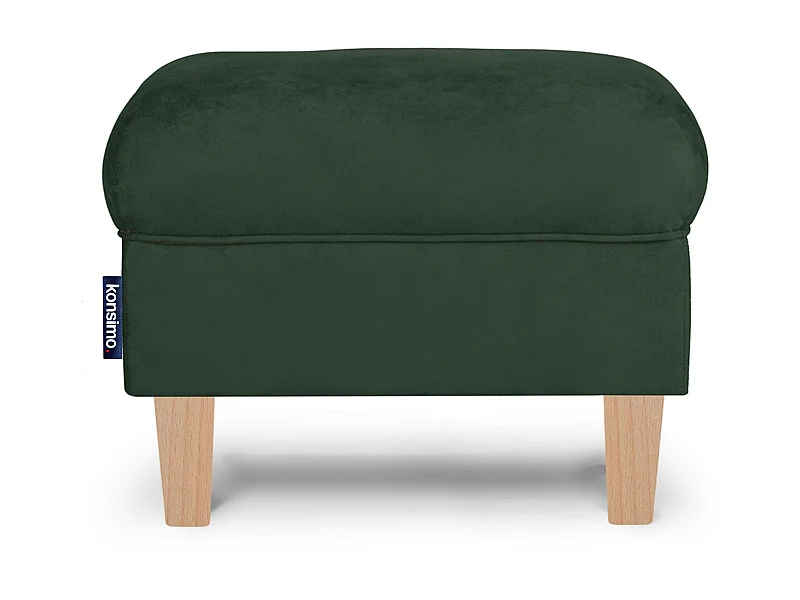 Sitzhocker zeitloses Design und pflegeleichter Stoff - grün - MILES