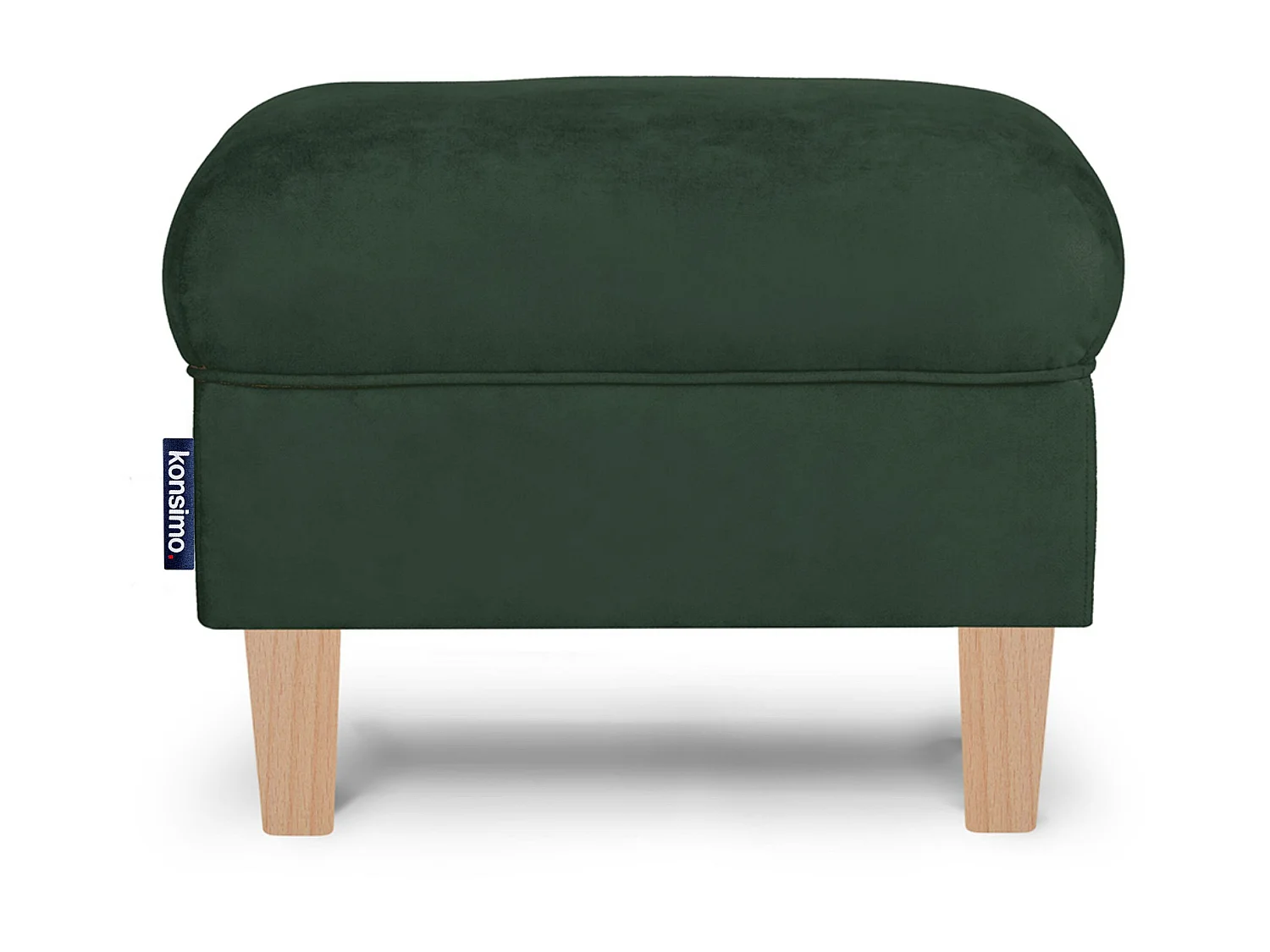 Sitzhocker zeitloses Design und pflegeleichter Stoff - grün - MILES