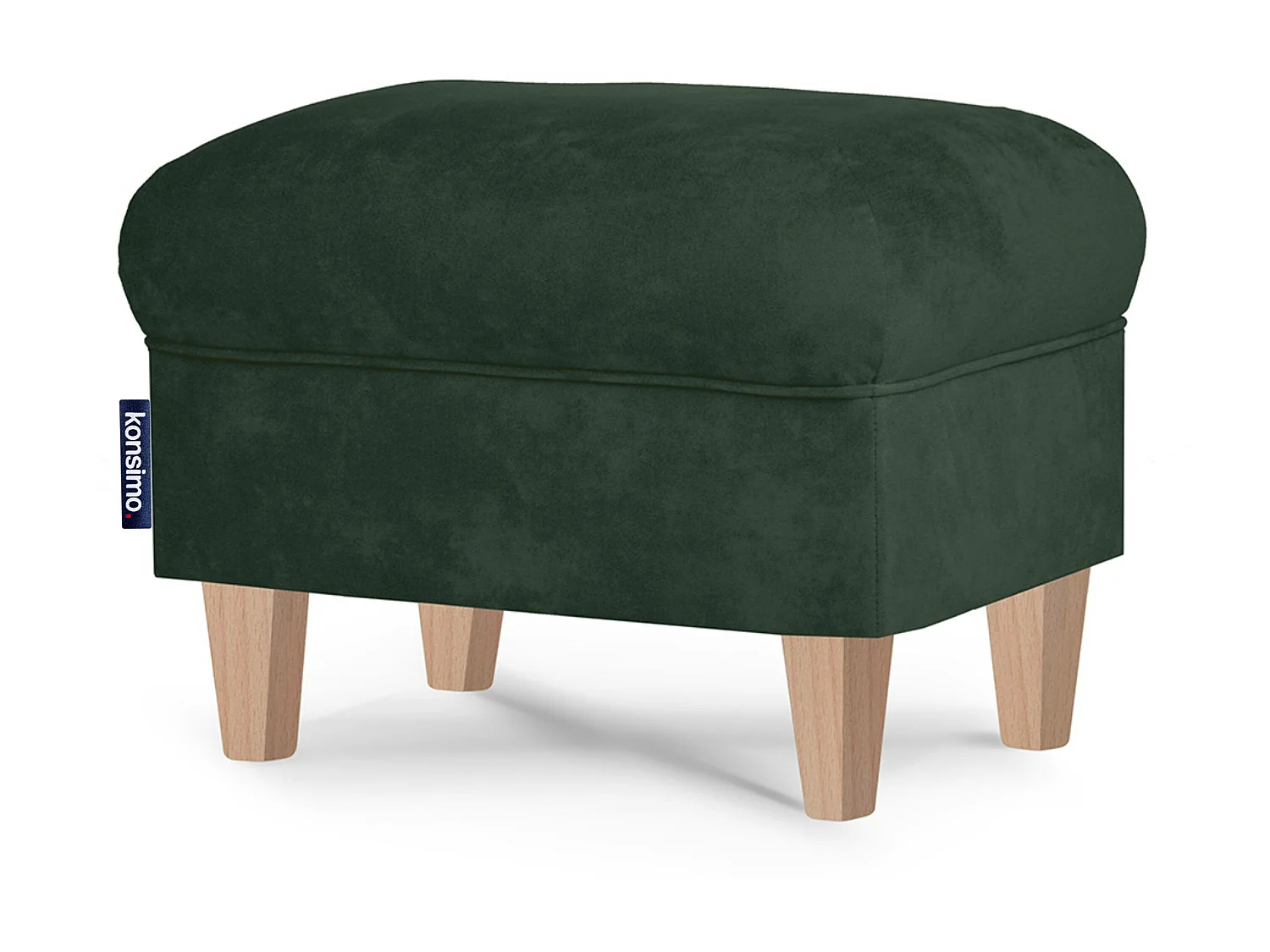 Sitzhocker zeitloses Design und pflegeleichter Stoff - grün - MILES