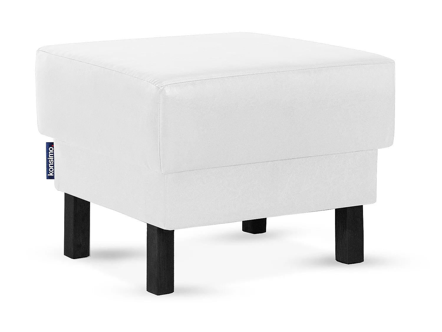 Sitzhocker auf hohen Holzbeinen - weiß - ESPECTO