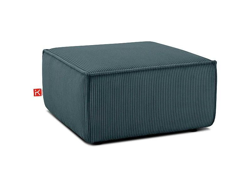 Sitzpouf gefederte Sitzfläche - blau - NAPI