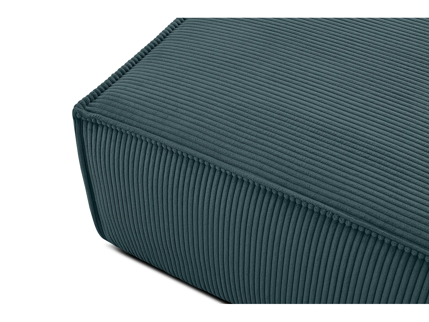 Sitzpouf gefederte Sitzfläche - blau - NAPI