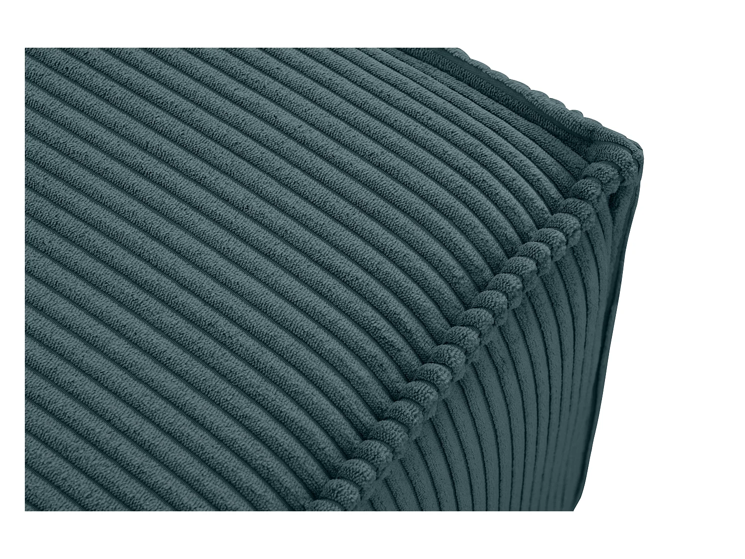 Sitzpouf gefederte Sitzfläche - blau - NAPI