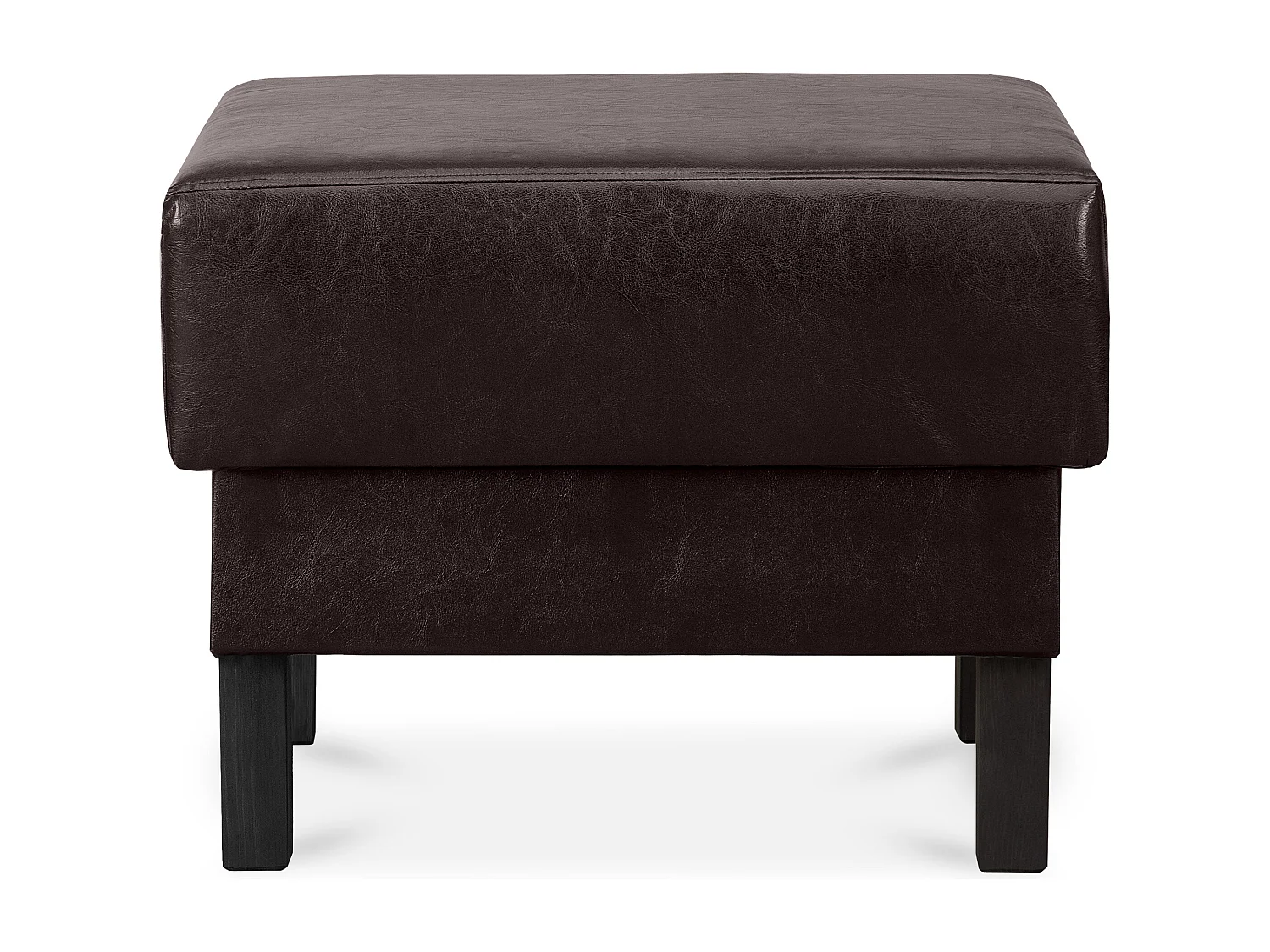 Sitzhocker auf hohen Holzbeinen - dunkelbraun - ESPECTO