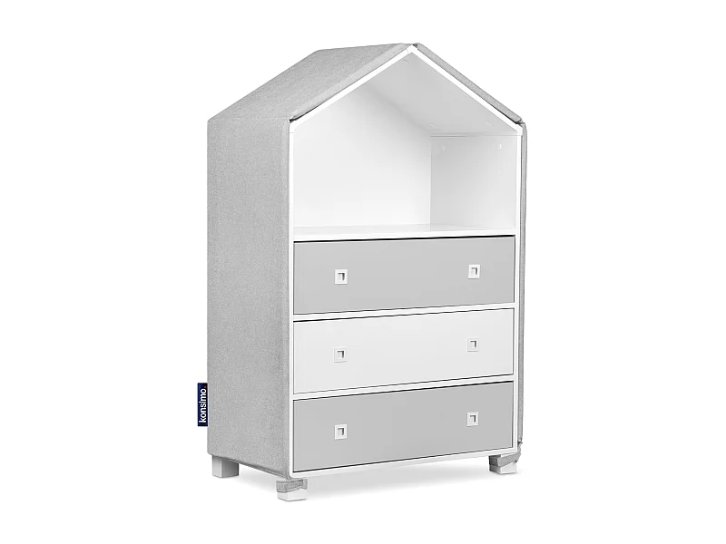 Bezug für Kinderkommode - Grau - MIRUM