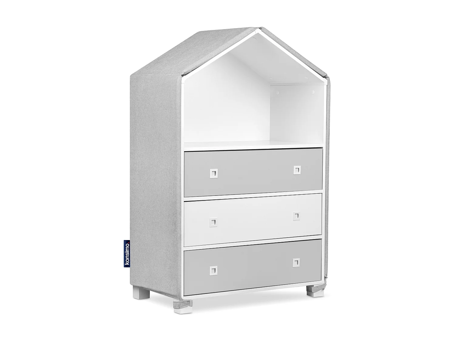 Bezug für Kinderkommode - Grau - MIRUM