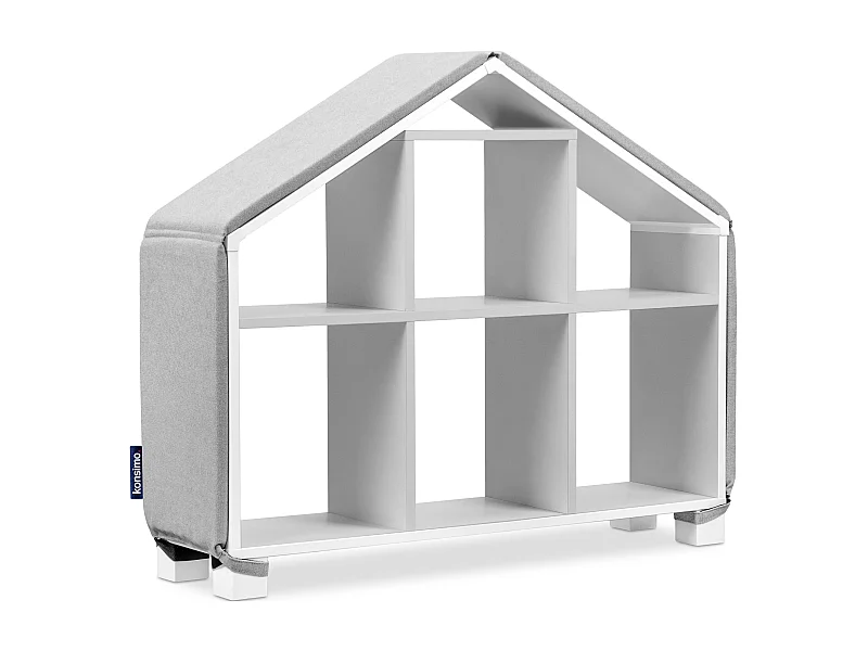 Bezug für Bücherregal - Grau - MIRUM