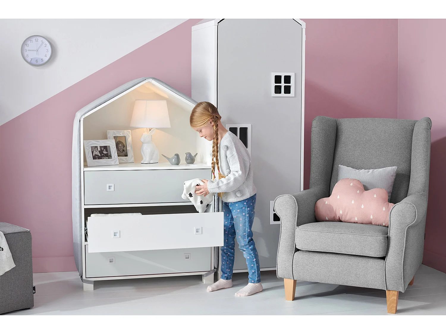 Kinderkommode - Weiß - MIRUM