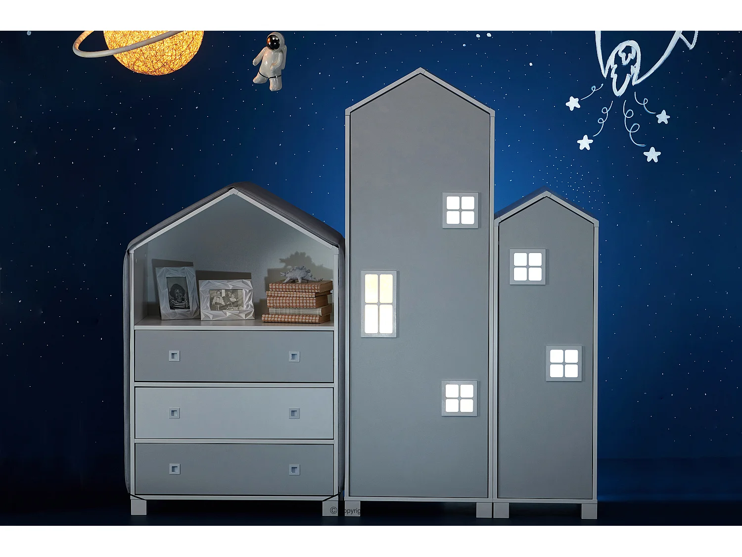 Kinderkommode - Weiß - MIRUM