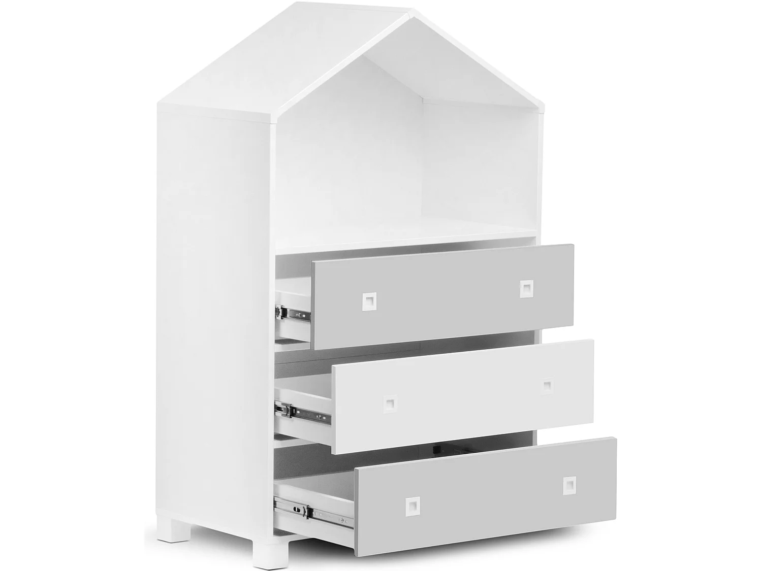Kinderkommode - Weiß - MIRUM