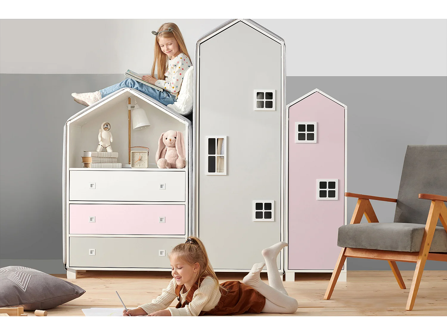 Kinderkommode - Weiß - MIRUM