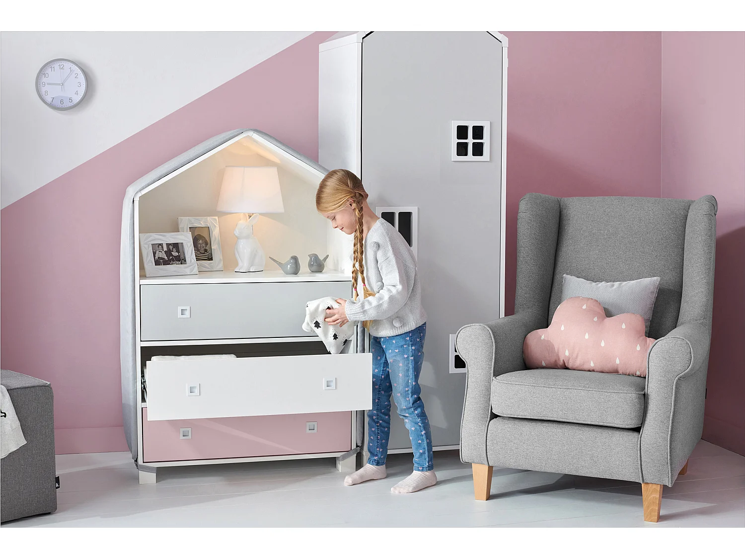 Kinderkommode - Weiß - MIRUM